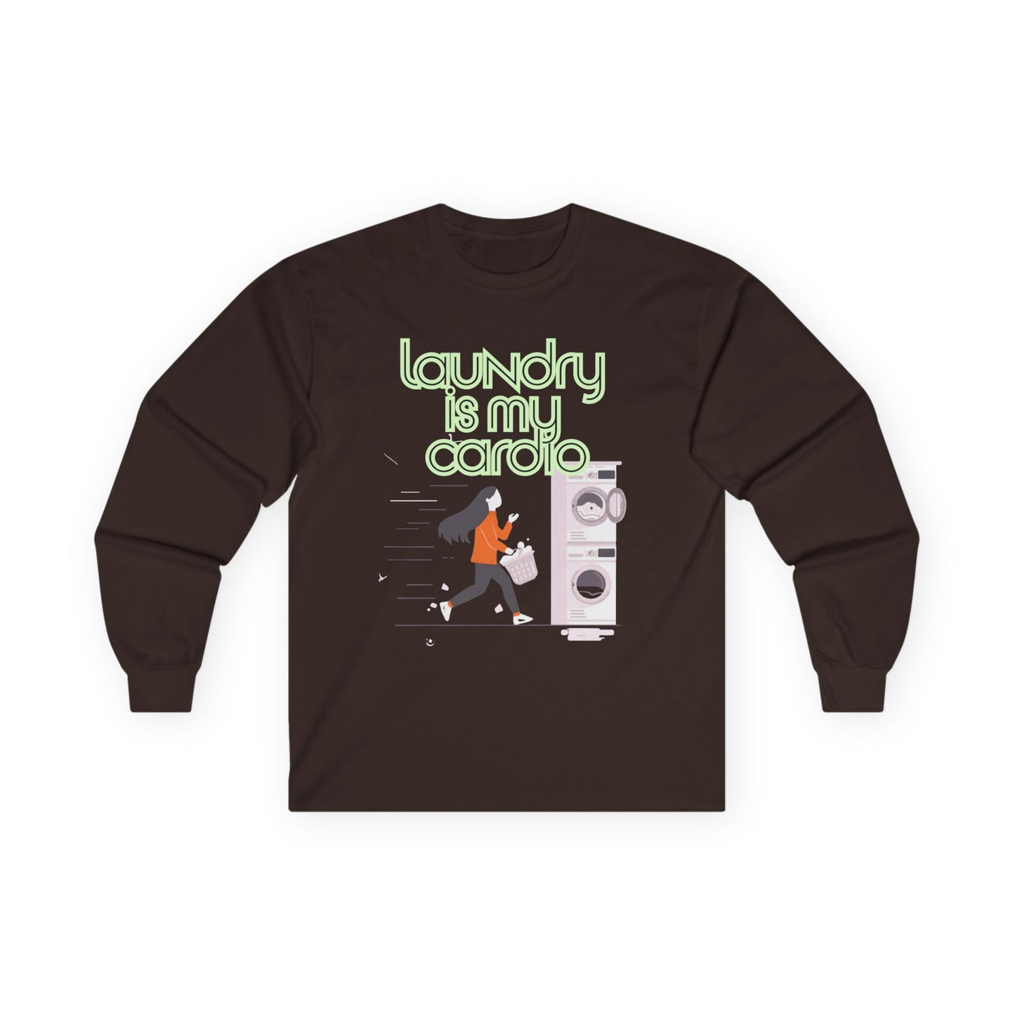 Laundry Is My Cardio Long Sleeve Tee