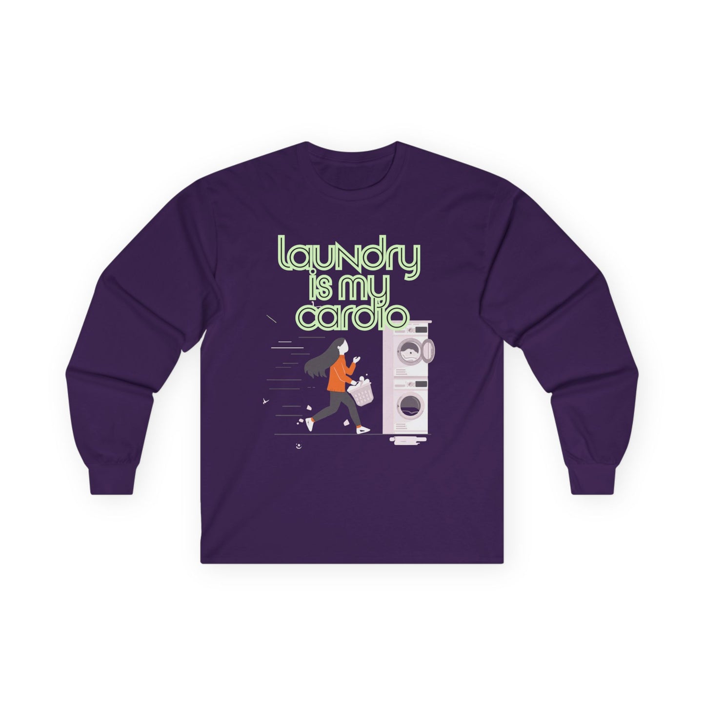 Laundry Is My Cardio Long Sleeve Tee