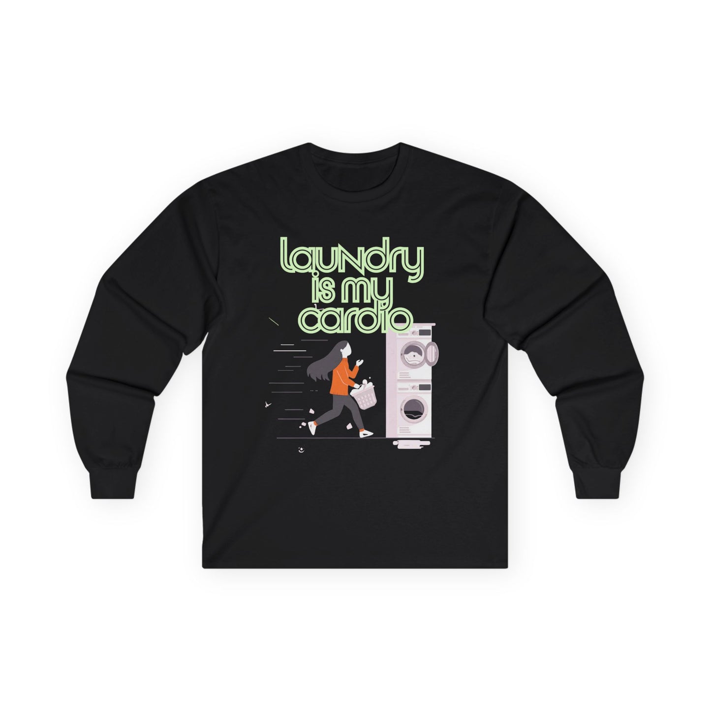 Laundry Is My Cardio Long Sleeve Tee